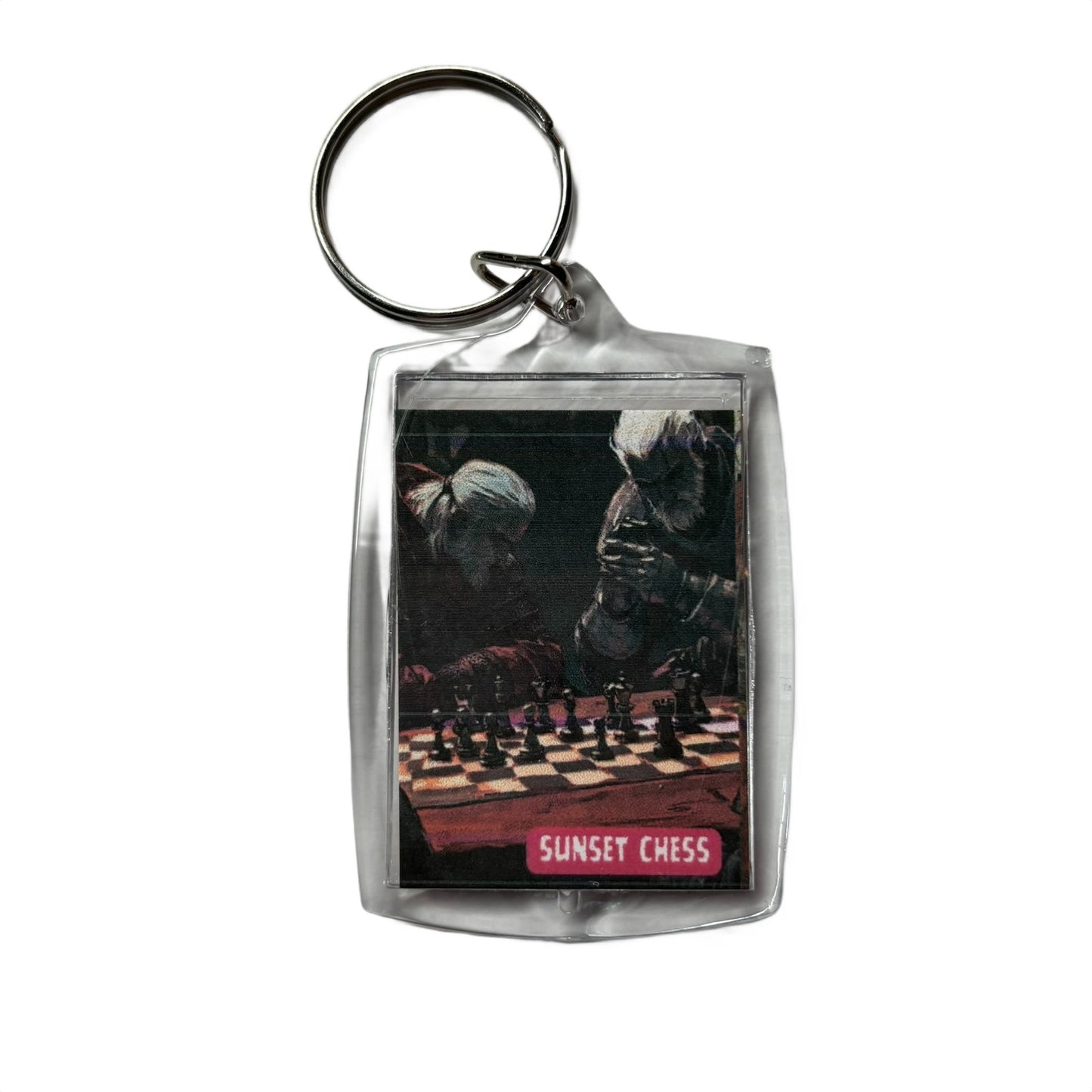 Bagged Faces - Chess  Photo Keychain