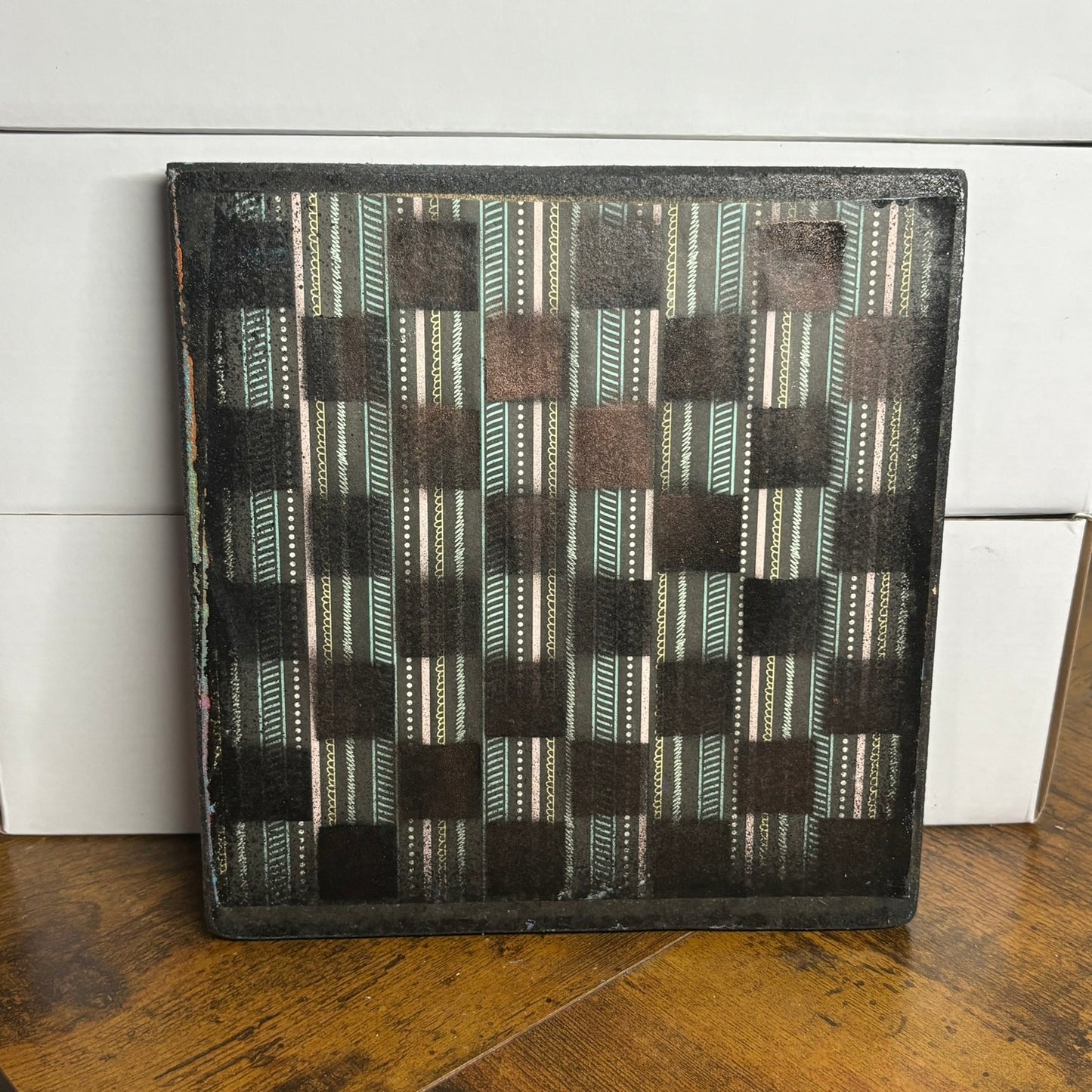 White & Red - Painted Double Sided Chess Board