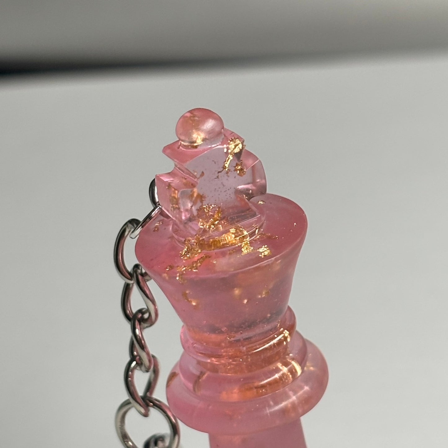 Royal Pink King - Handmade Resin Keychain