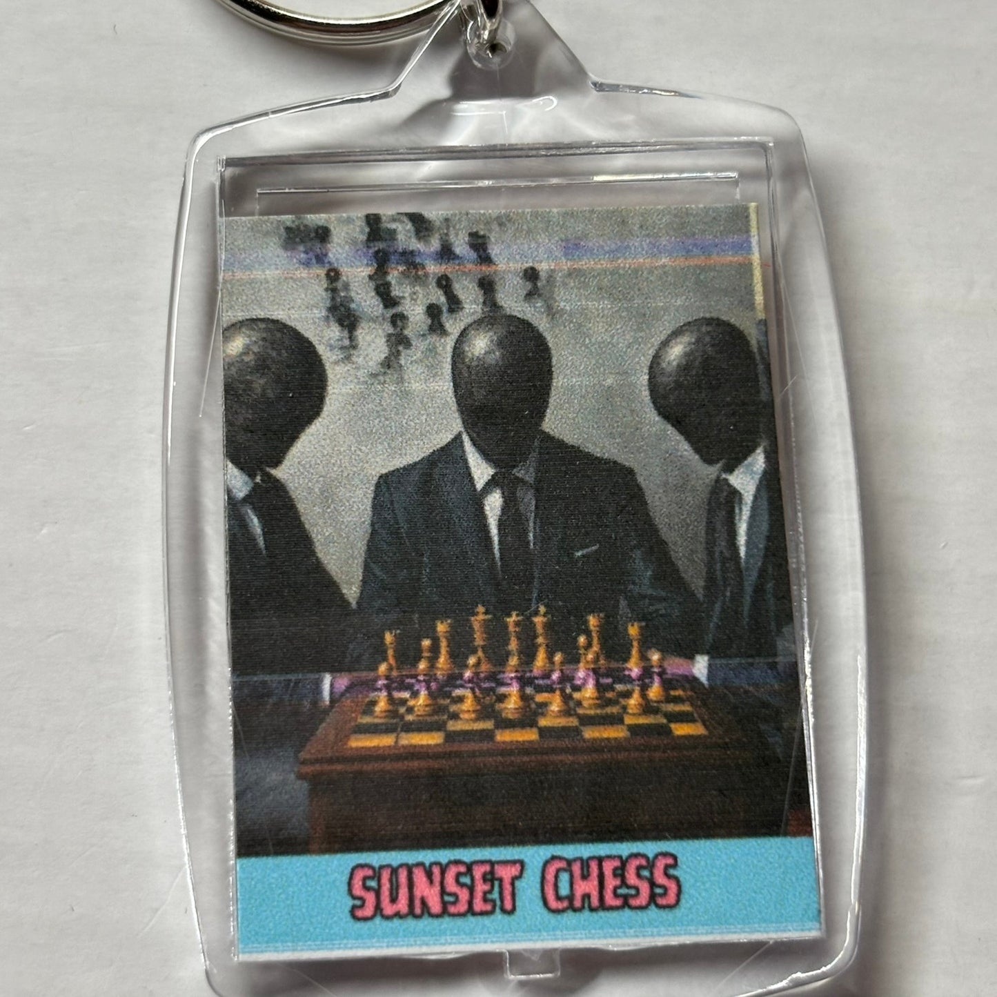The Black Heads - Chess  Photo Keychain