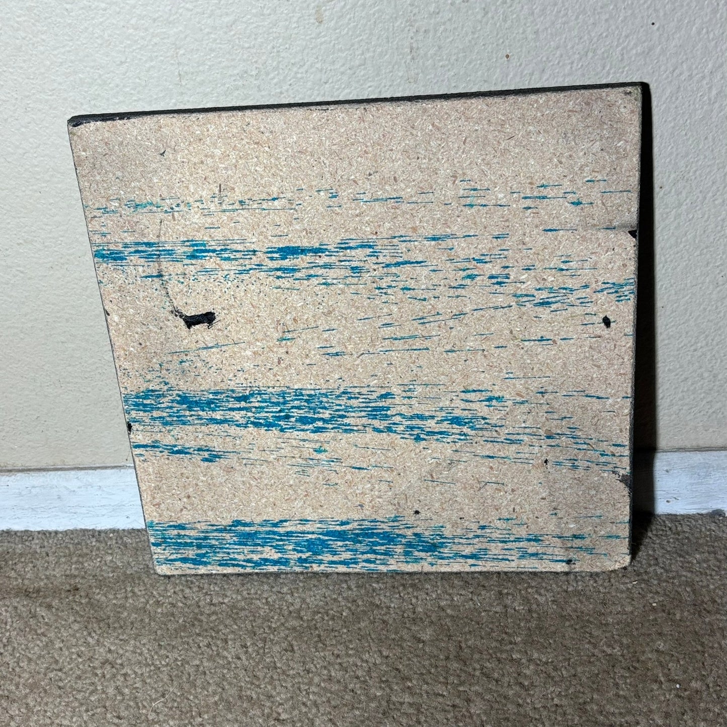 Snow Stained Flowers - Scrapbook Chess Board