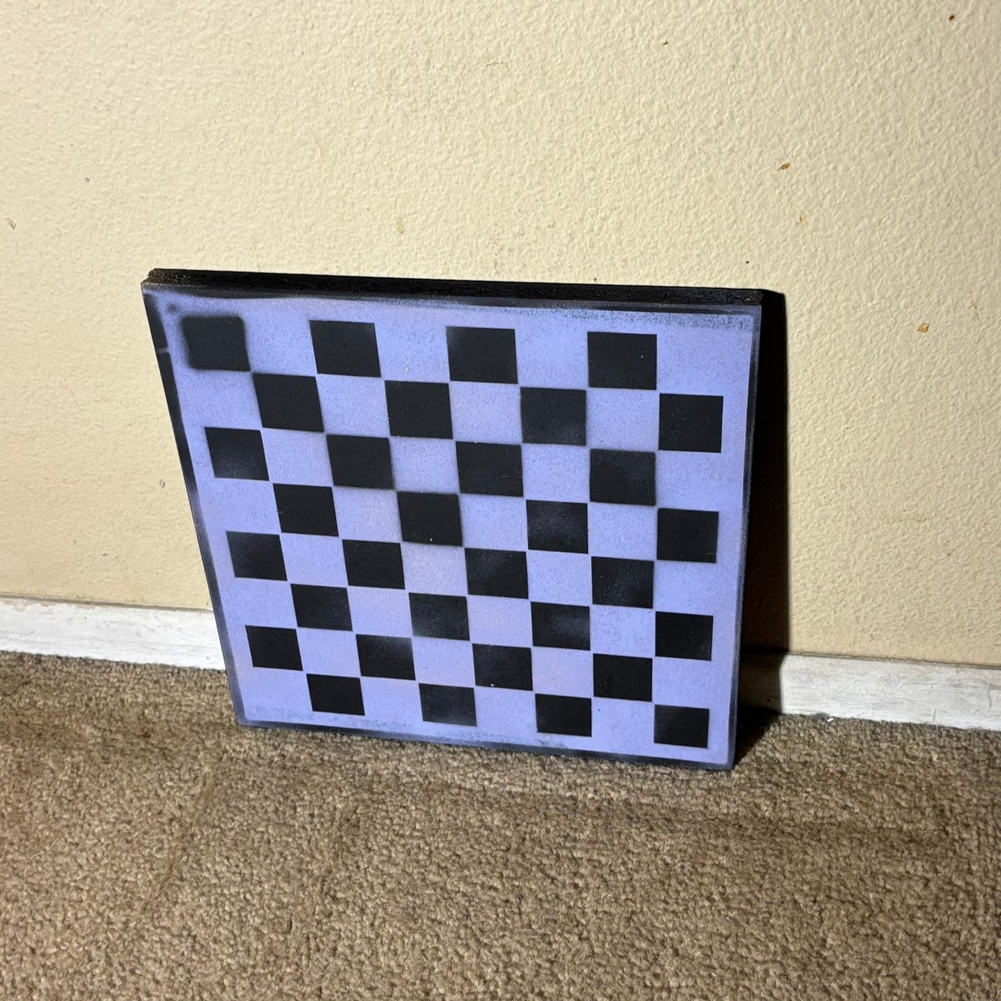 Light Purple - Painted Chess Board