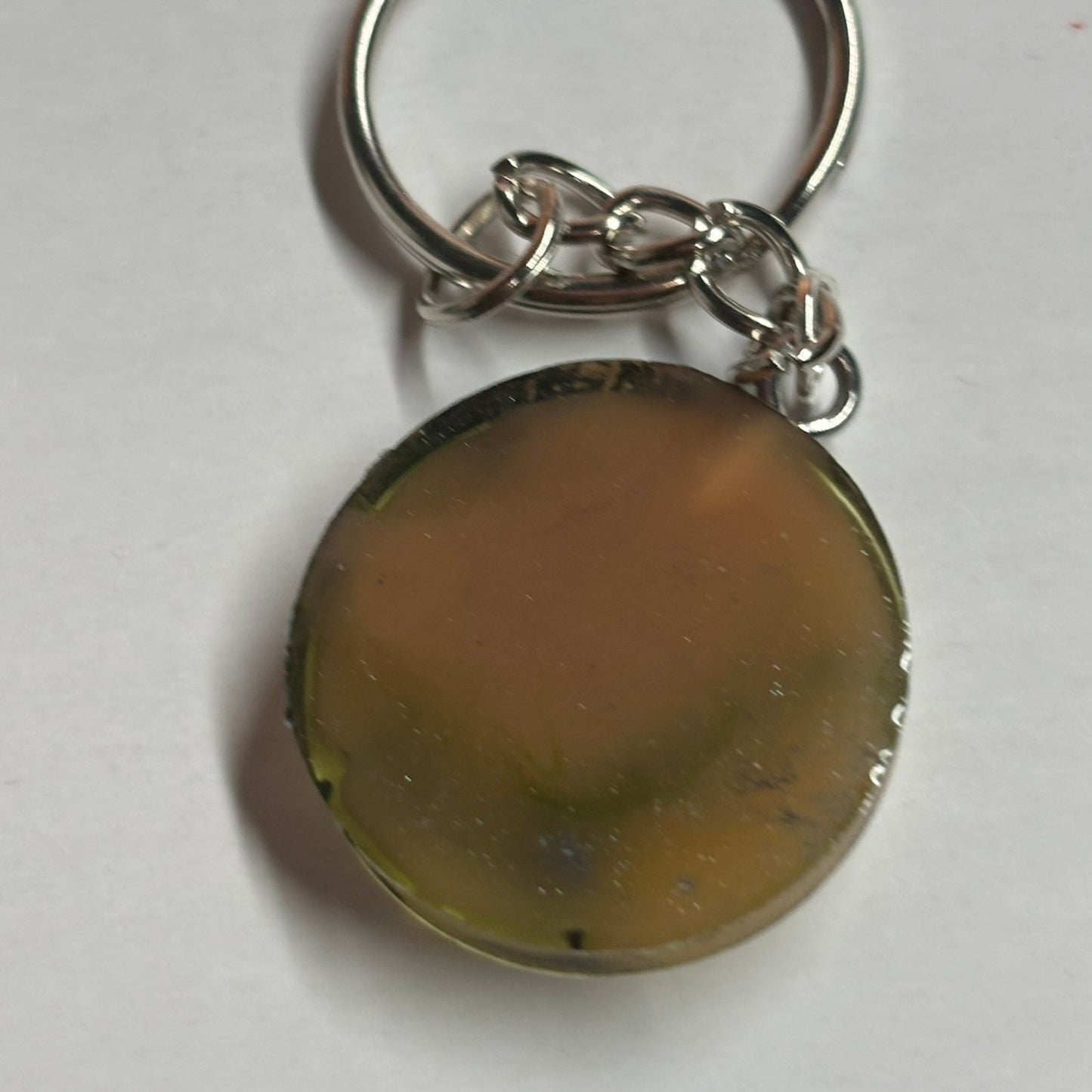 Coffee Cream Queen - Handmade Resin Keychain