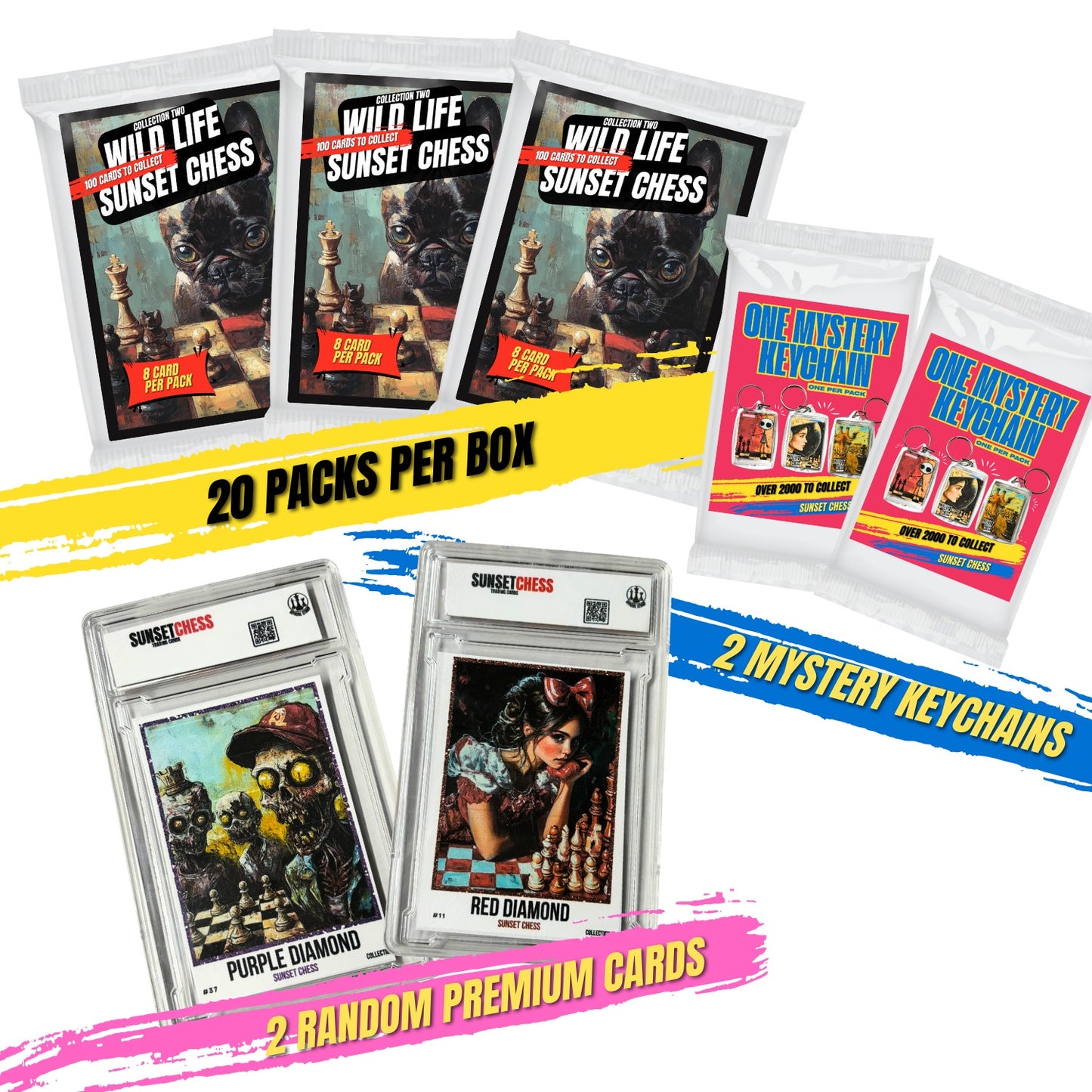 Wild Life Box 2 - Jumbo Box Pack - Chess Trading Cards