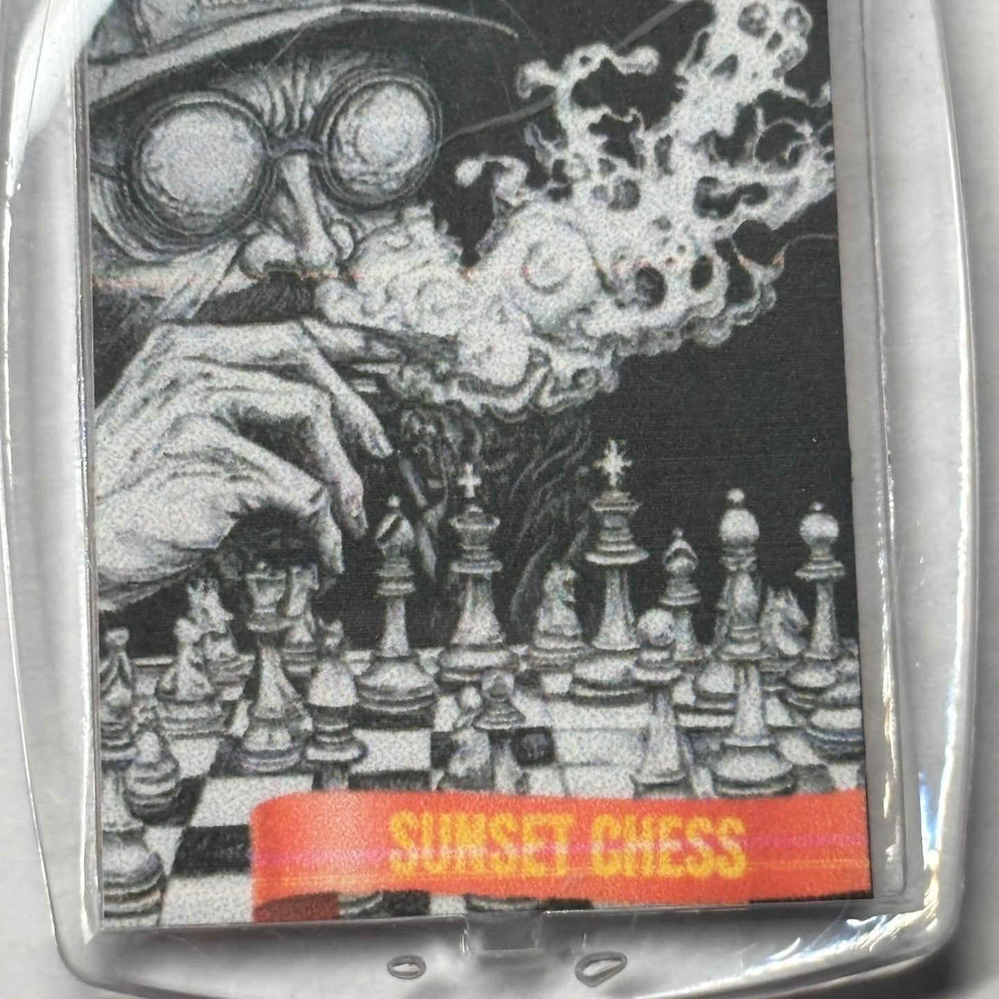 Puff Puff - Chess  Photo Keychain
