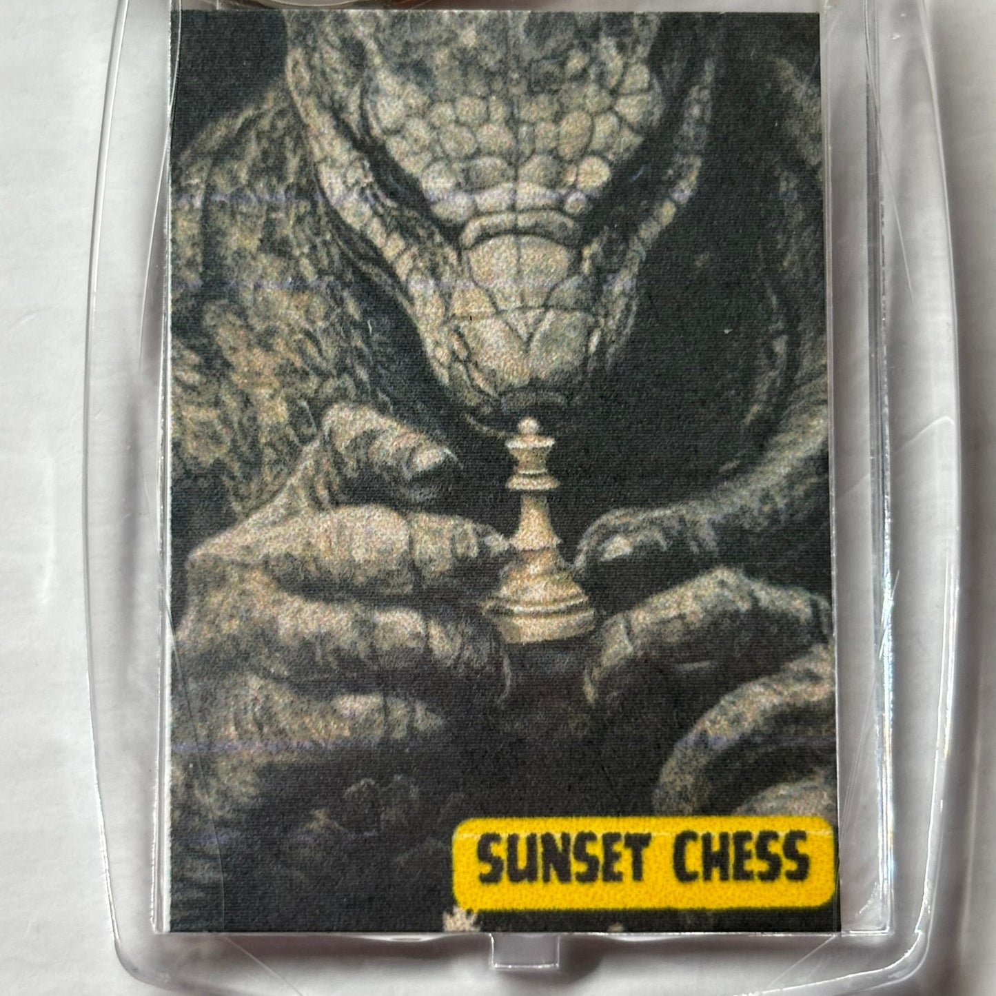 Lizard King - Chess  Photo Keychain