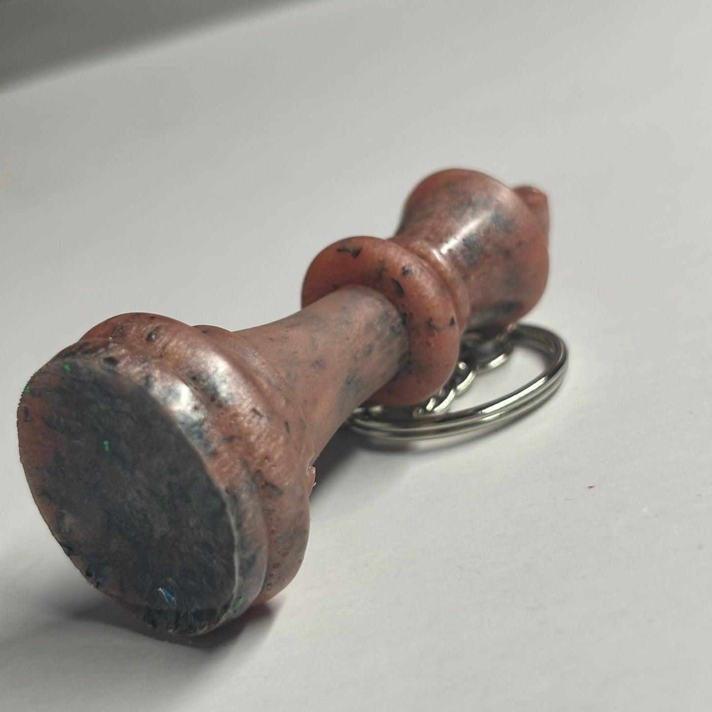 Brown Spotted King - Handmade Resin Keychain