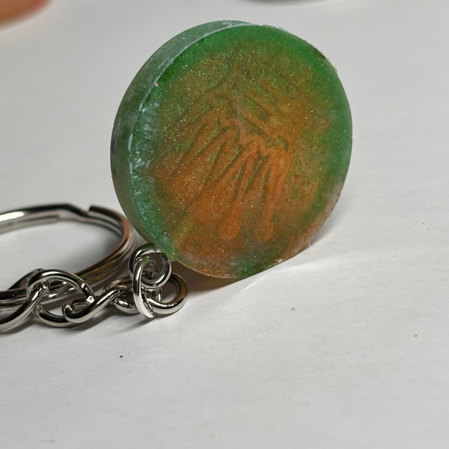 Miami Queen - Handmade Resin Keychain