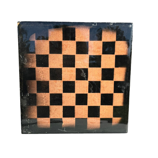 Simple Orange - Resin Coated Chess Board
