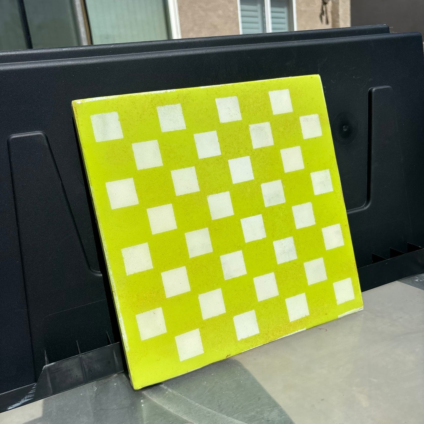 Lemon Green - Resin Coated Chess Board