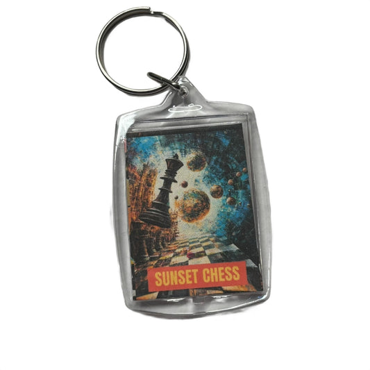 Cosmic Explosion - Chess  Photo Keychain