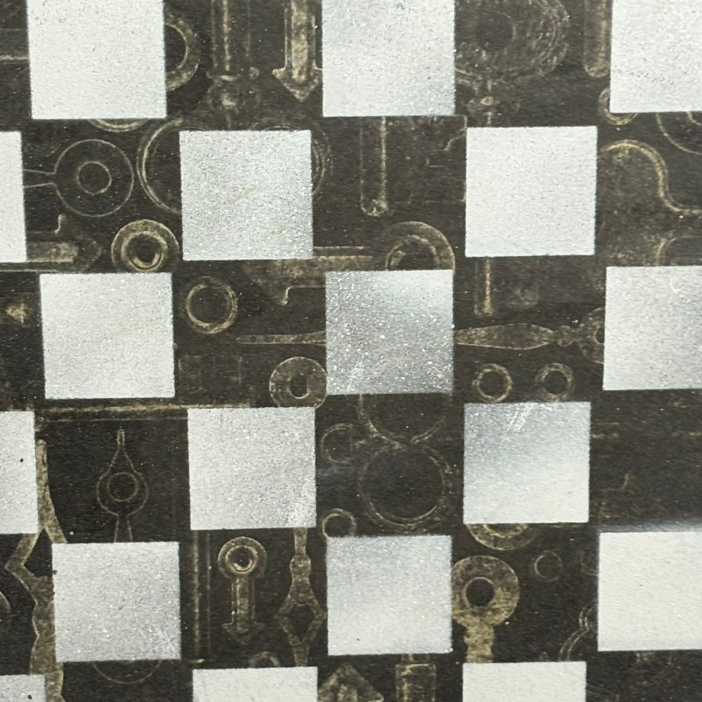 Yellow & Blue - Painted Double Sided Chess Board
