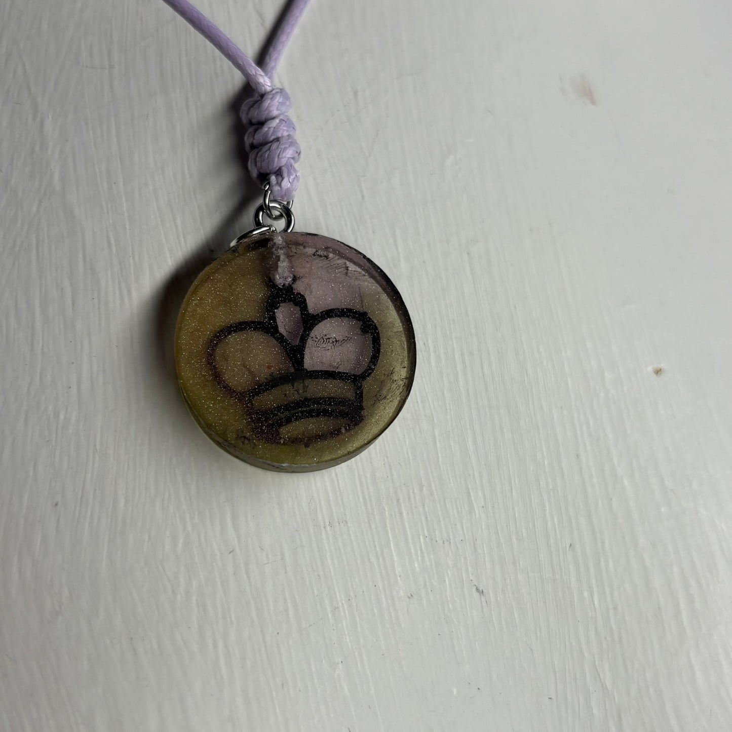 Old Vintage King - Handmade Resin Chess Necklace