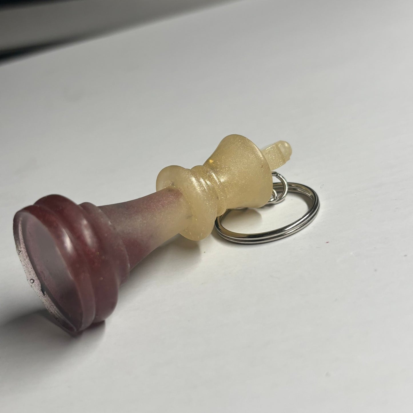Red Velvet Bottom King - Handmade Resin Keychain
