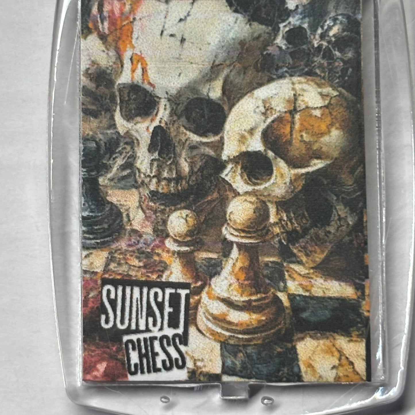 The Skulls - Chess  Photo Keychain
