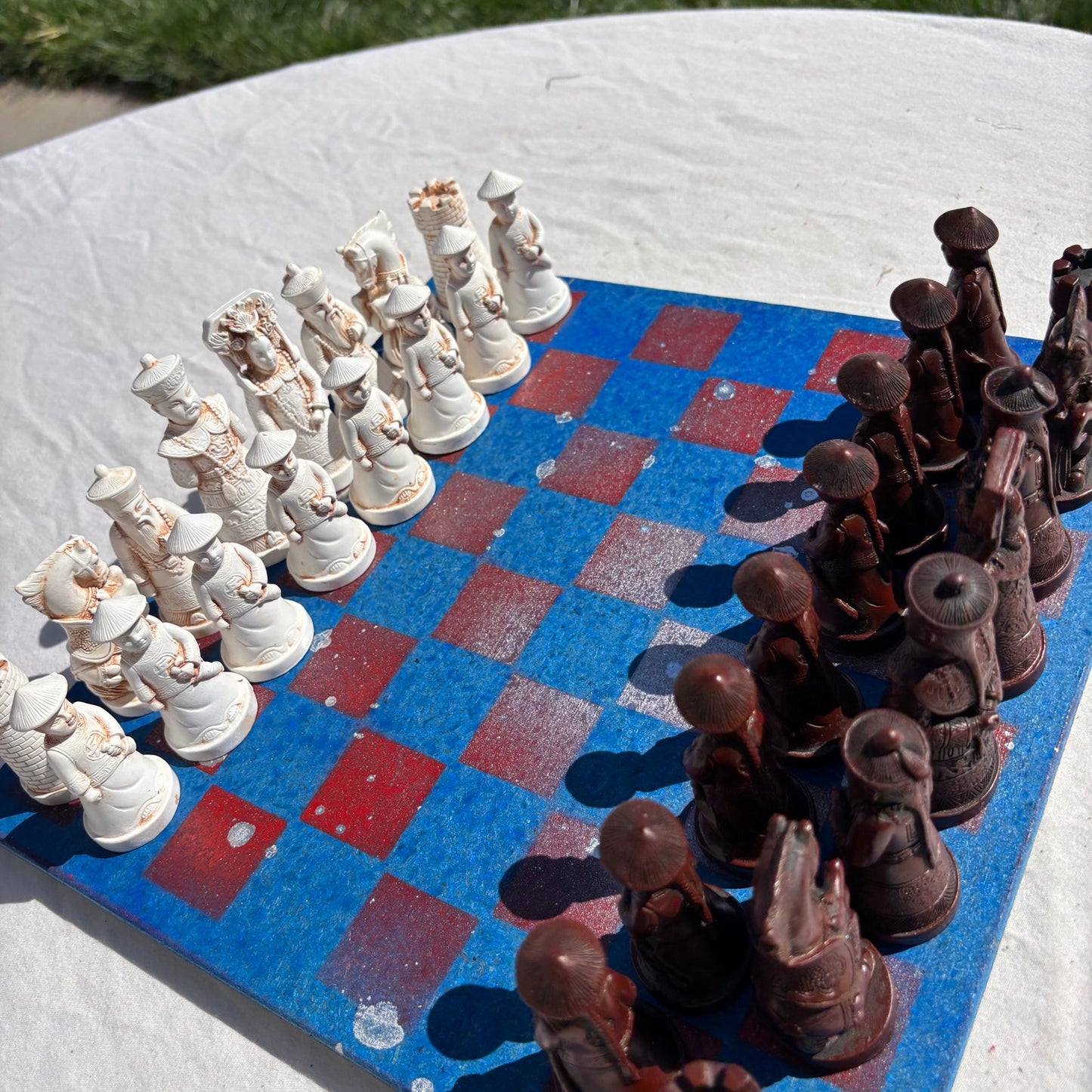 Space Red/Blue - Chinese Edition Chess Set