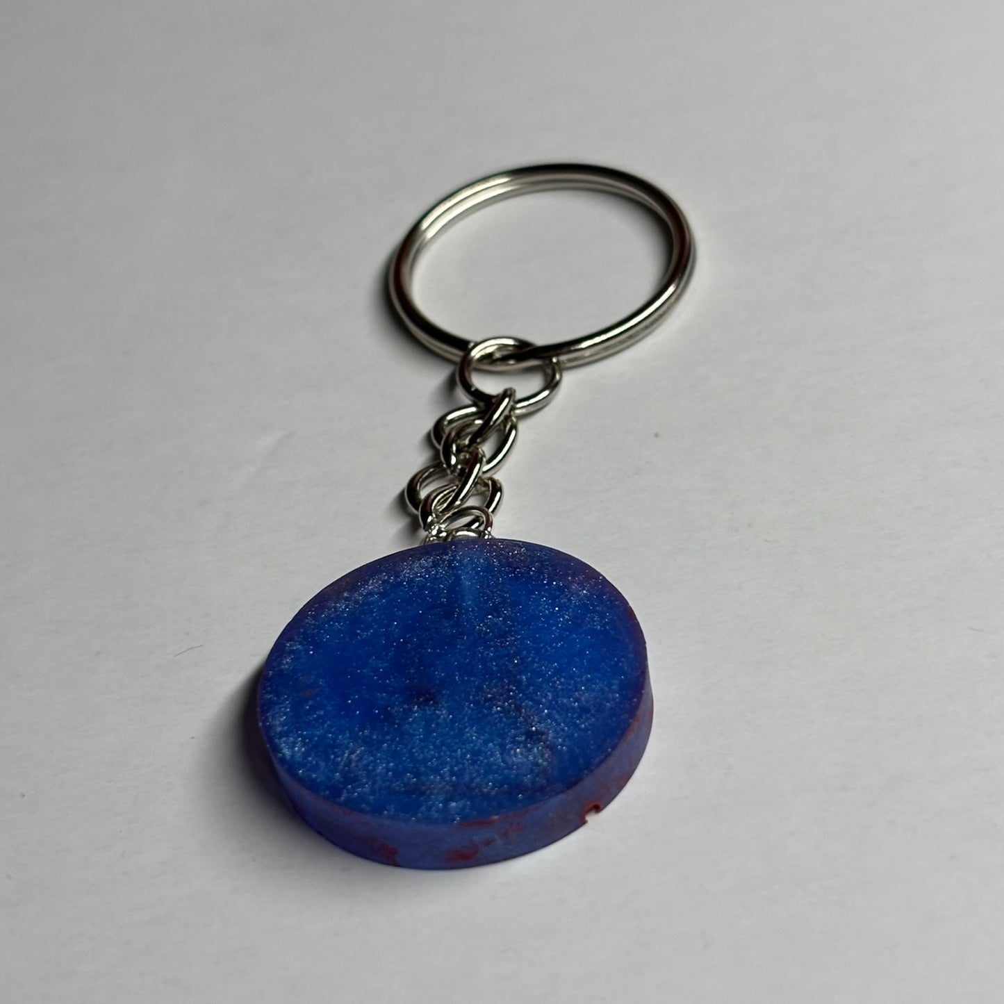 Blue Red Pawn - Handmade Resin Keychain