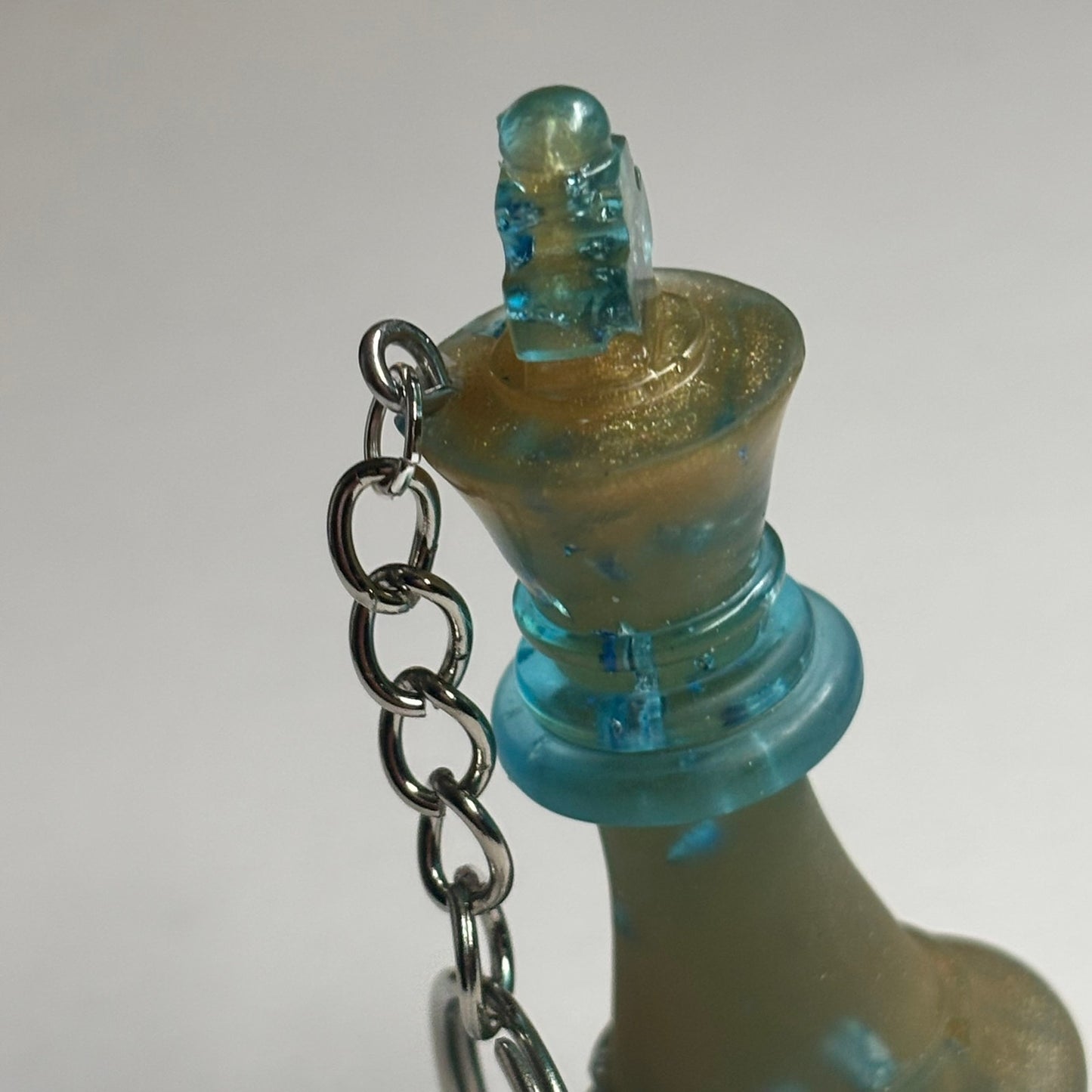 Ocean Beach King - Handmade Resin Keychain