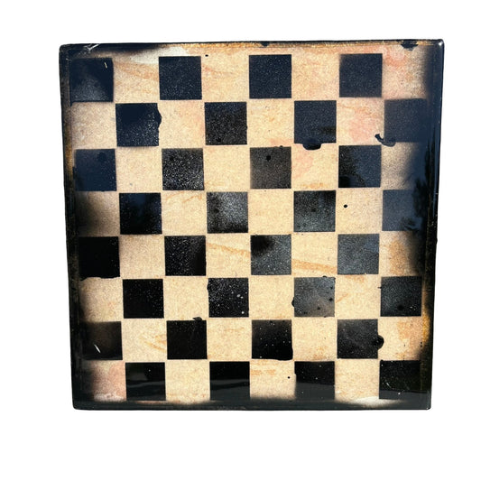 Simple Cream - Resin Coated Chess Board