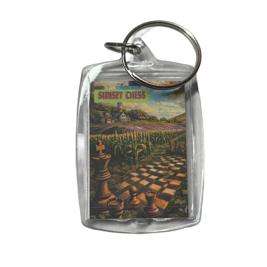 Farm Land - Chess  Photo Keychain