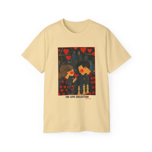Innocent Love - Cream Tan Chess T Shirt