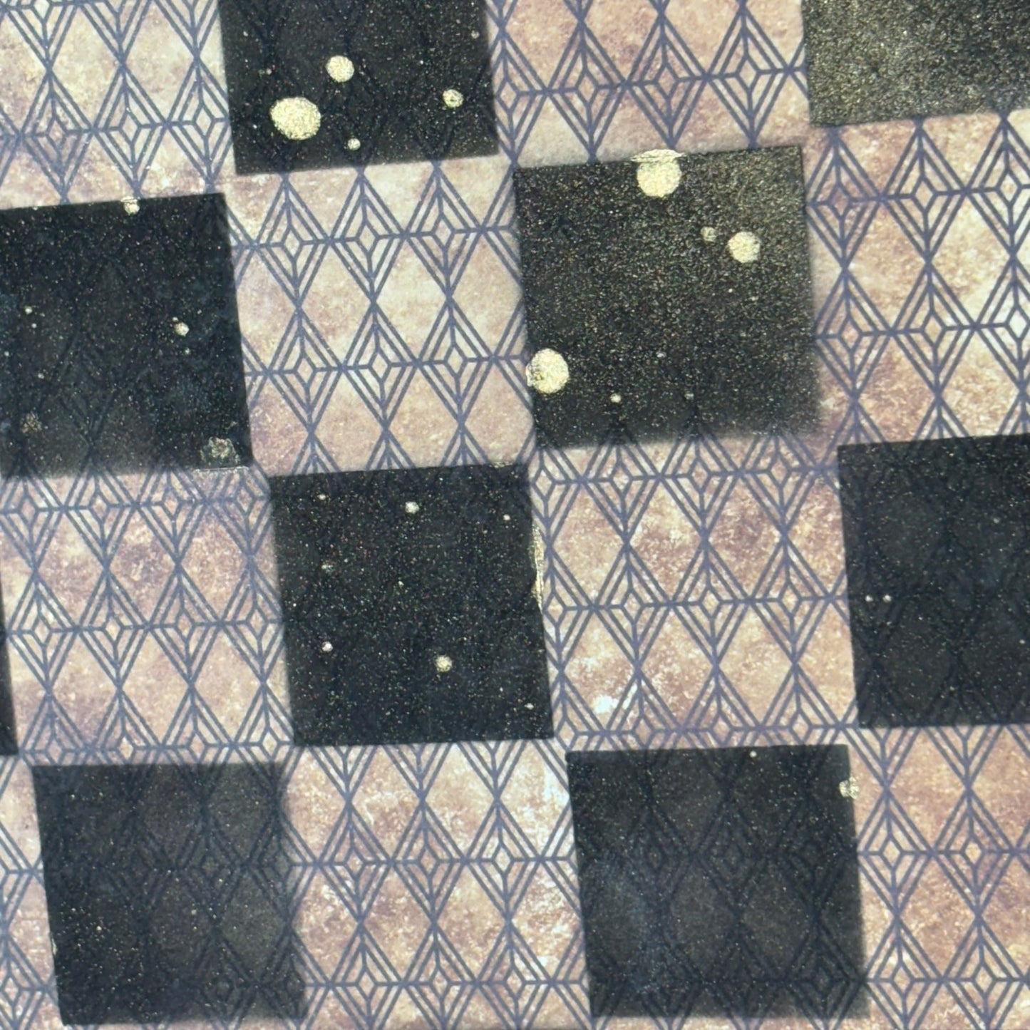 Classy Pattern - Scrapbook Chess Board