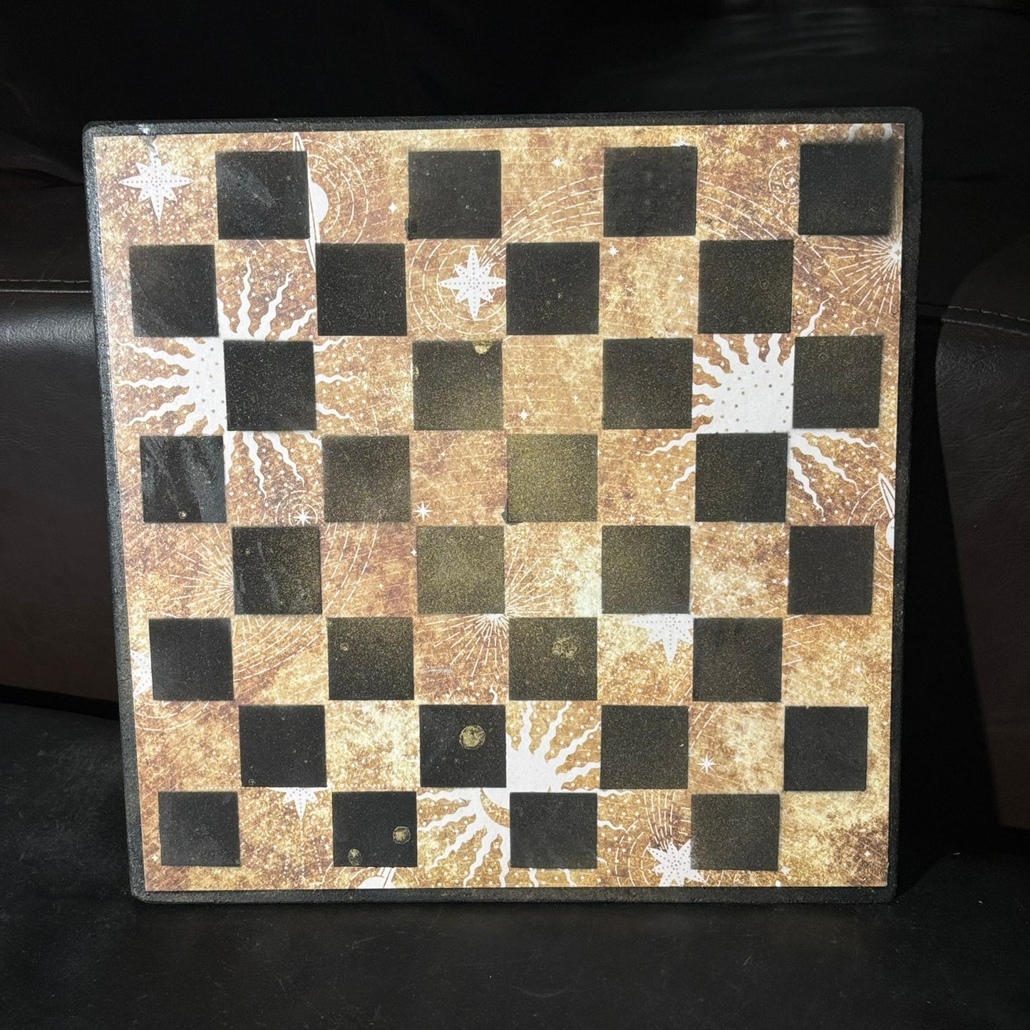Golden Sun - Scrapbook Chess Board