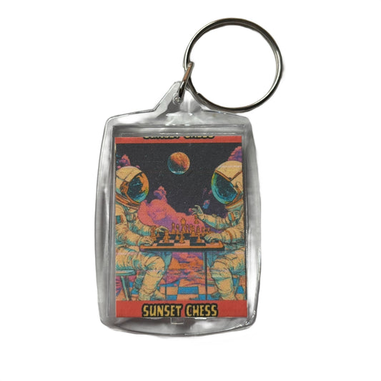 Space Buddies - Chess  Photo Keychain