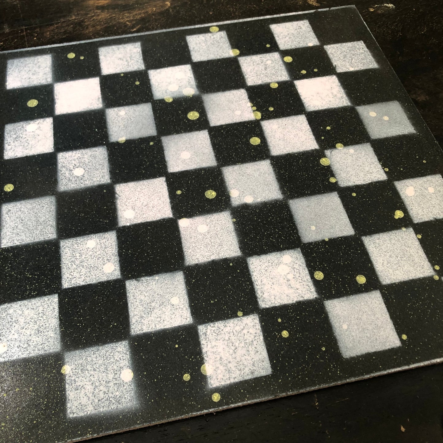 Stealthy Green - Painted Chess Set
