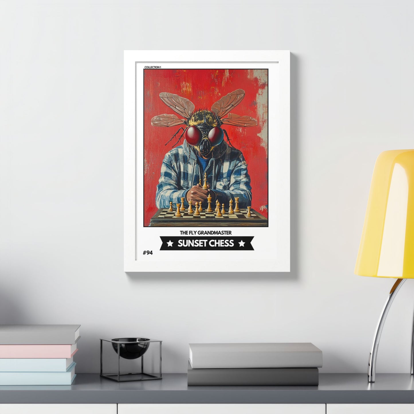Copy of Copy of Season 1 - Collection 1 Card #94 - Sunset Card Poster Framed 12"x16"