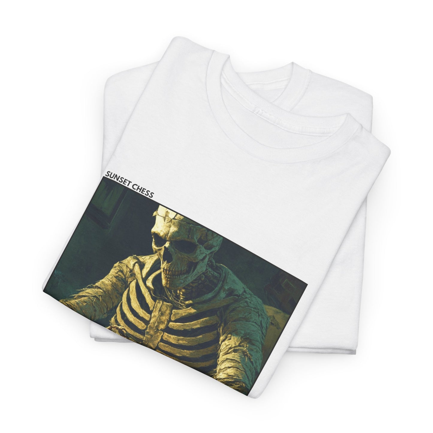 The Mummy King - White Chess T Shirt