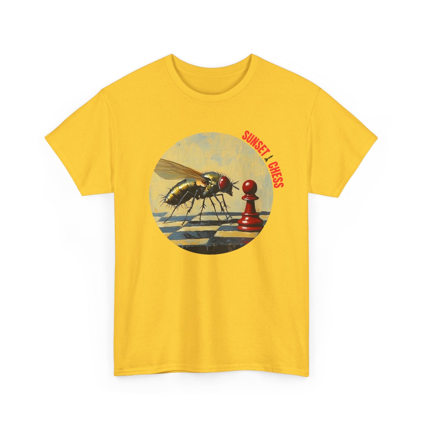 Fly & Pawn - Yellow Chess T Shirt