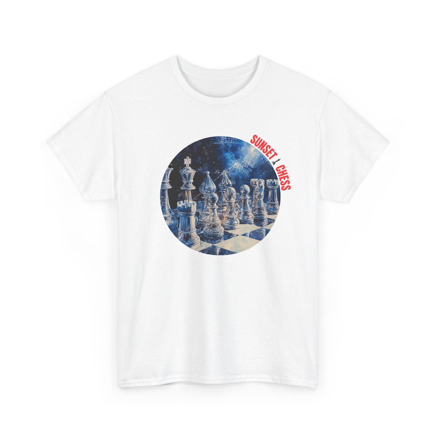 Ice Galaxy - White Chess T Shirt