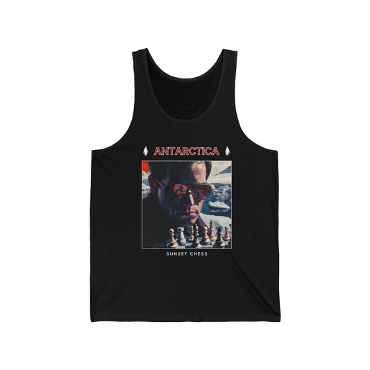 A Cool Cool Man - Black Chess Tank Top