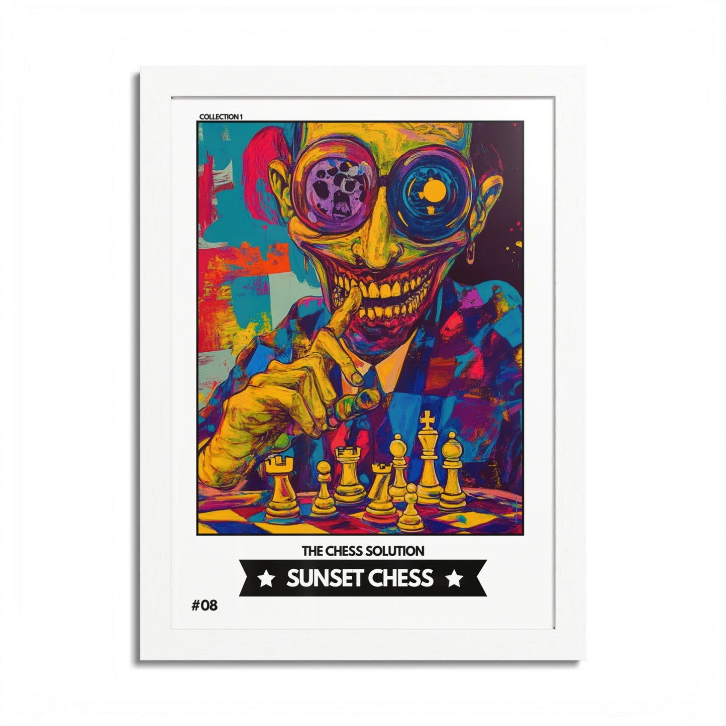 Season 1 - Collection 1 Card #08 - Sunset Card Poster Framed 12"x16"