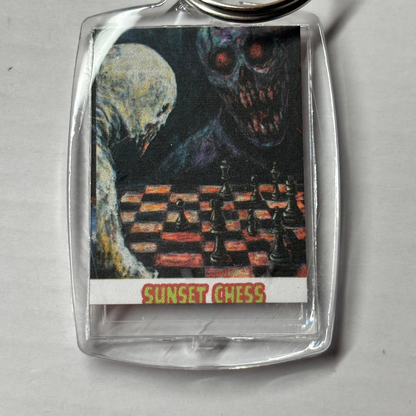Horror House - Chess  Photo Keychain