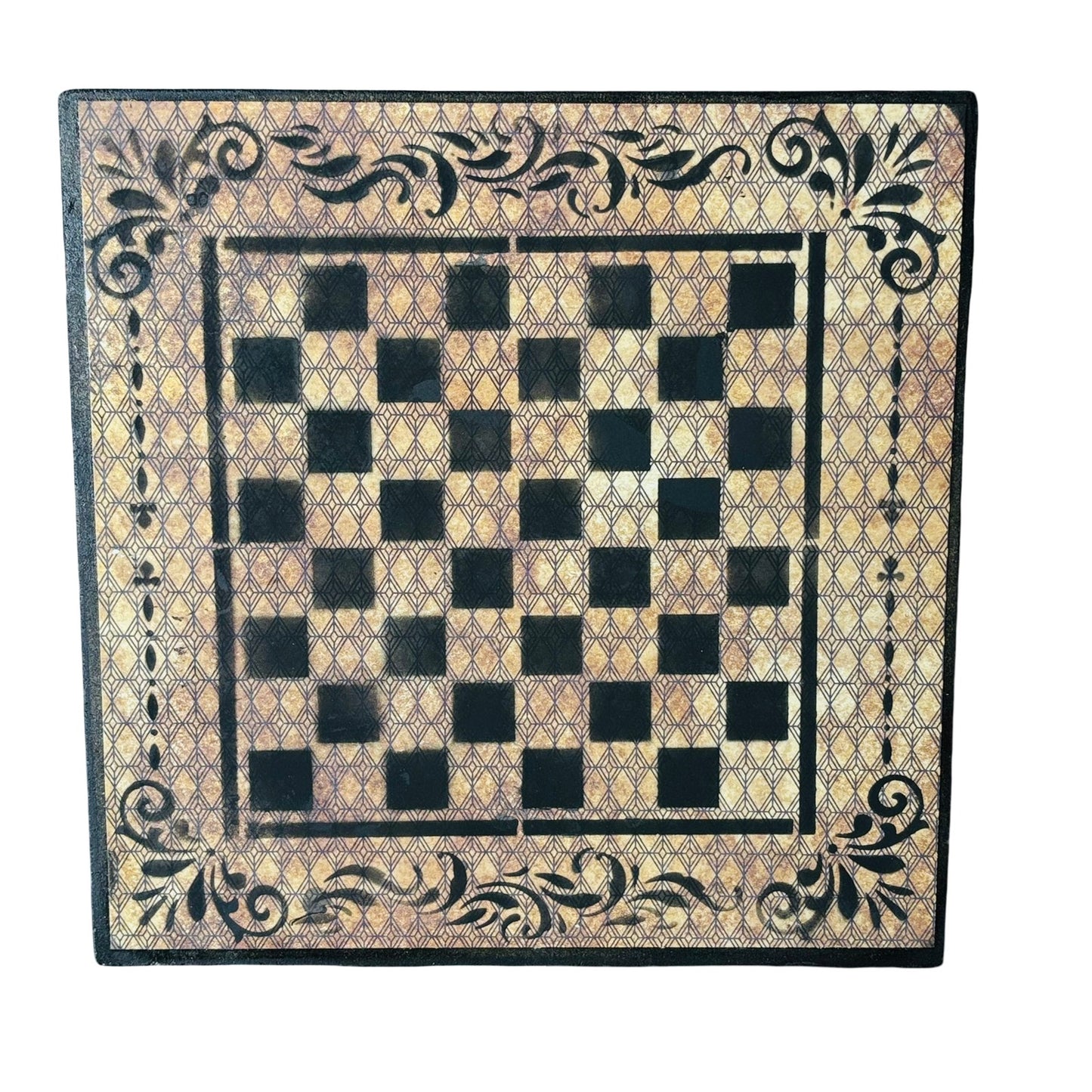 Vintage Brown - Scrapbook Chess Board