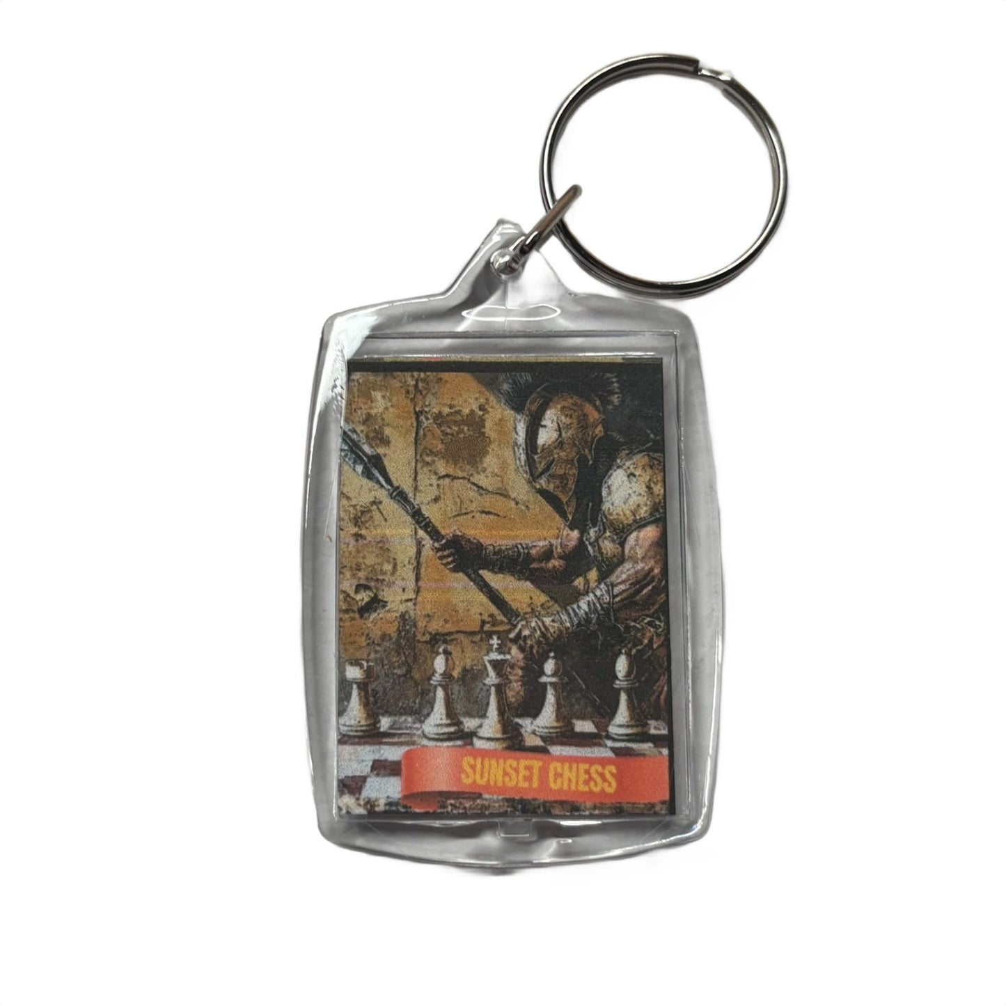 Golden Spartan - Chess  Photo Keychain