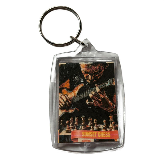 Guitar Hero - Chess  Photo Keychain