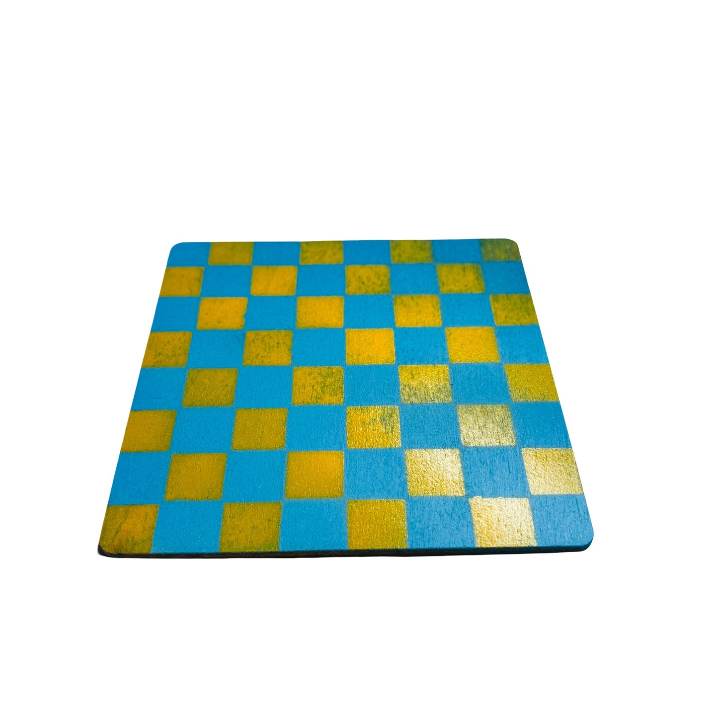 Light Blue & Yellow - Mini Chess Set