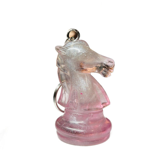 Beautiful Pink - Handmade Resin Keychain - Large Edition