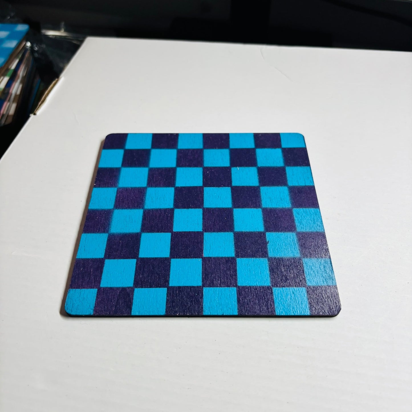 Dark Purple Blue - Mini Chess Set
