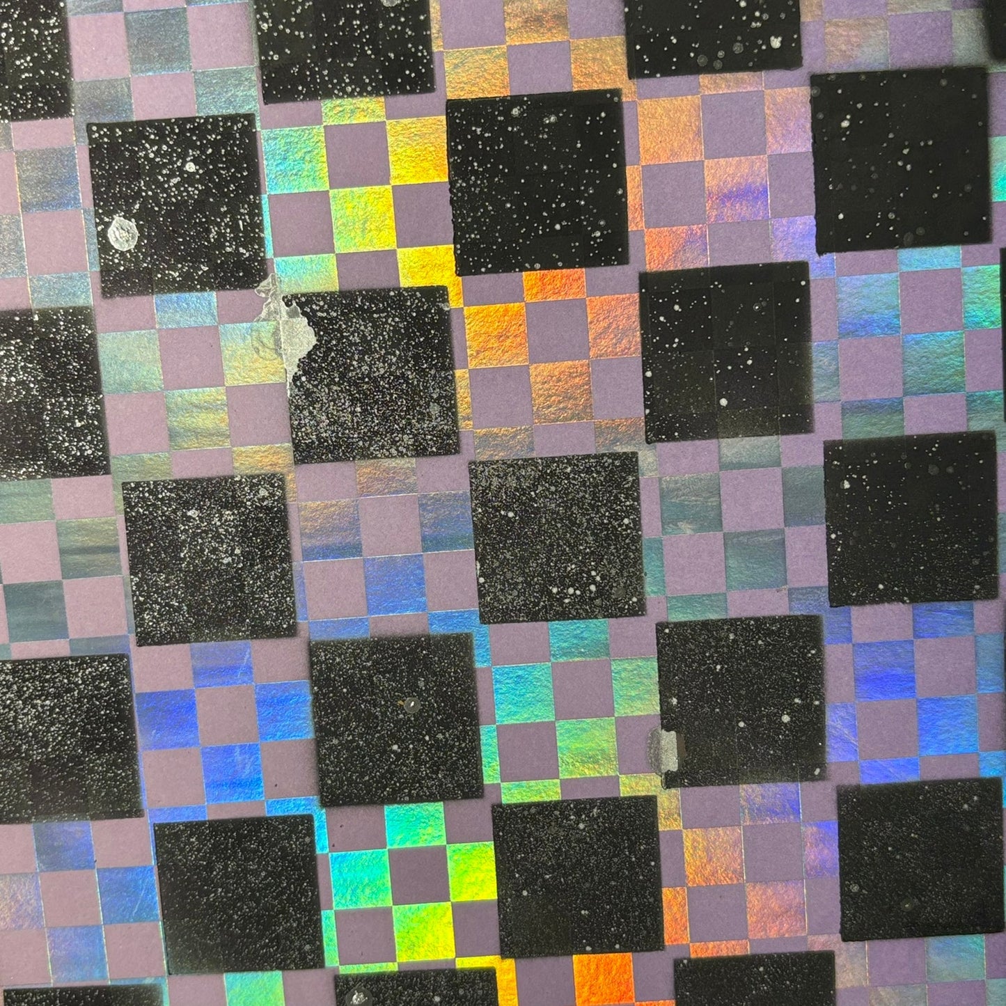 Shine Mini Squares - Scrapbook Chess Board