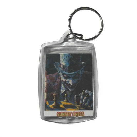 Man In The Hat - Chess  Photo Keychain