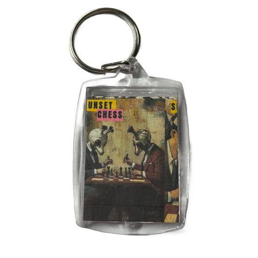 Alien Heads - Chess  Photo Keychain