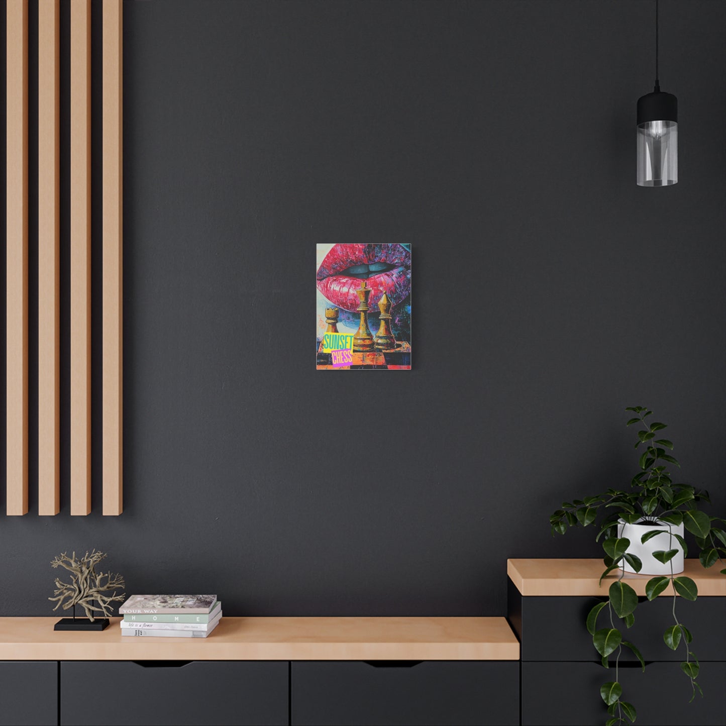 Mind Games - Canvas Chess Print 12"x16"