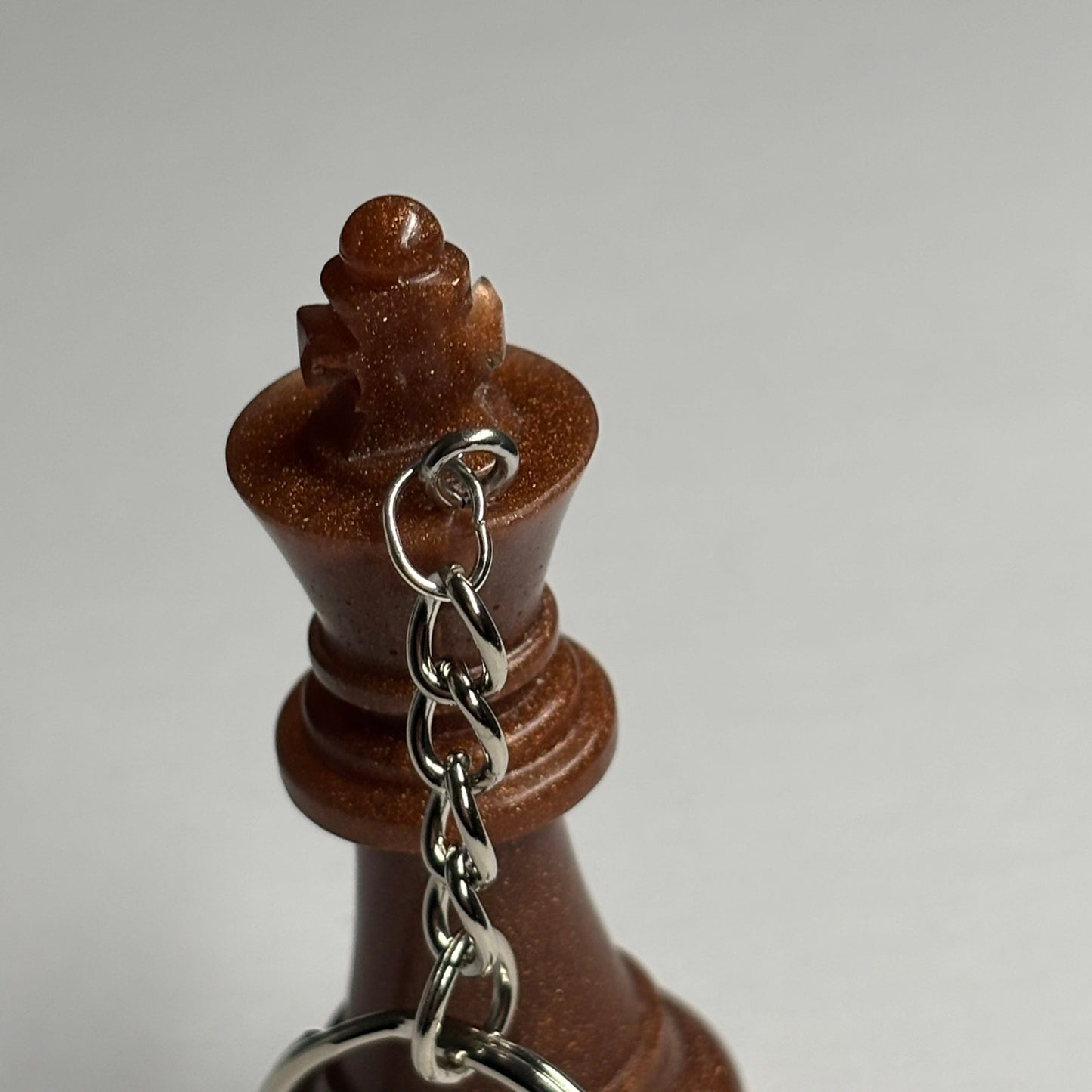 Brown King - Handmade Resin Keychain