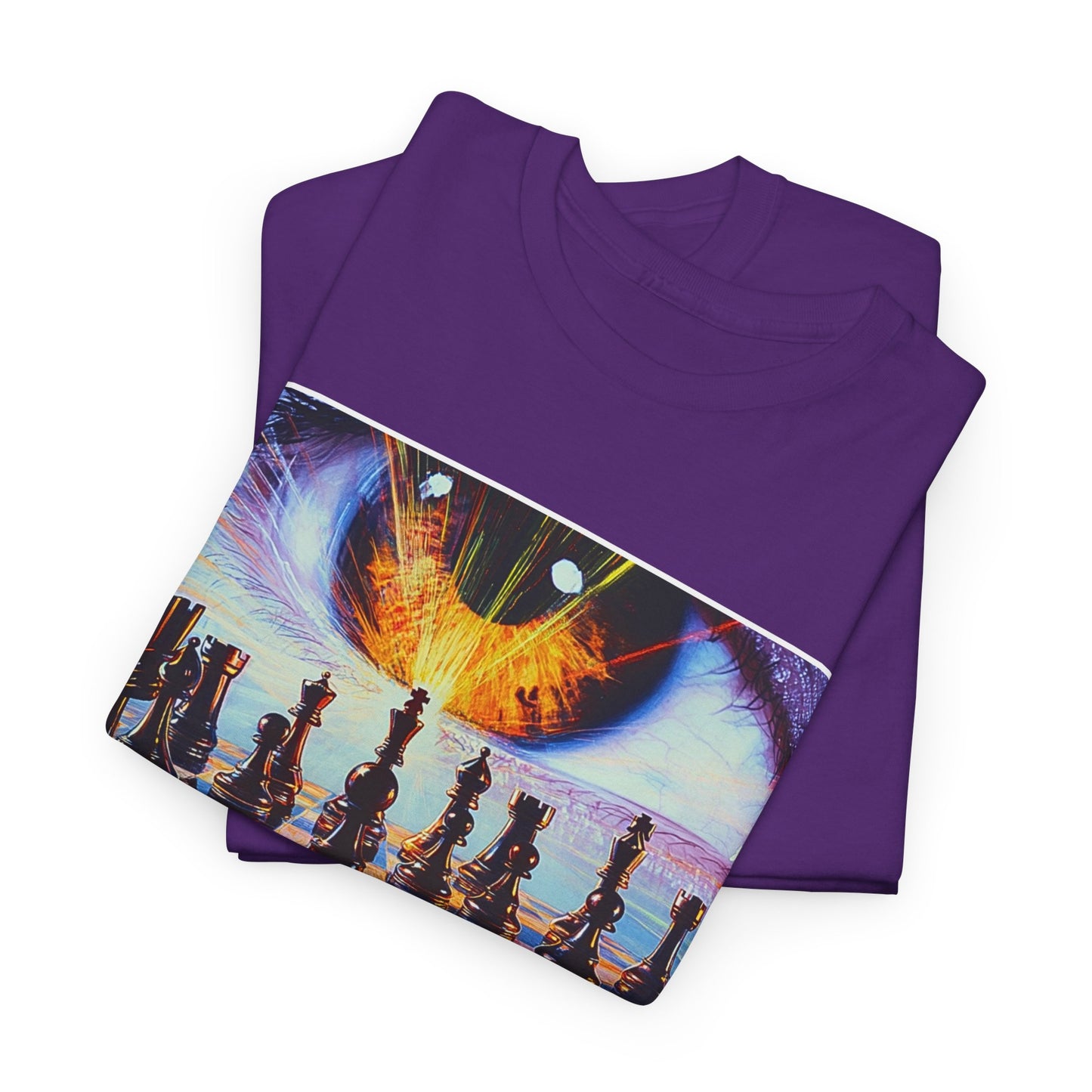 The Seeing Eye - Purple Chess T Shirt