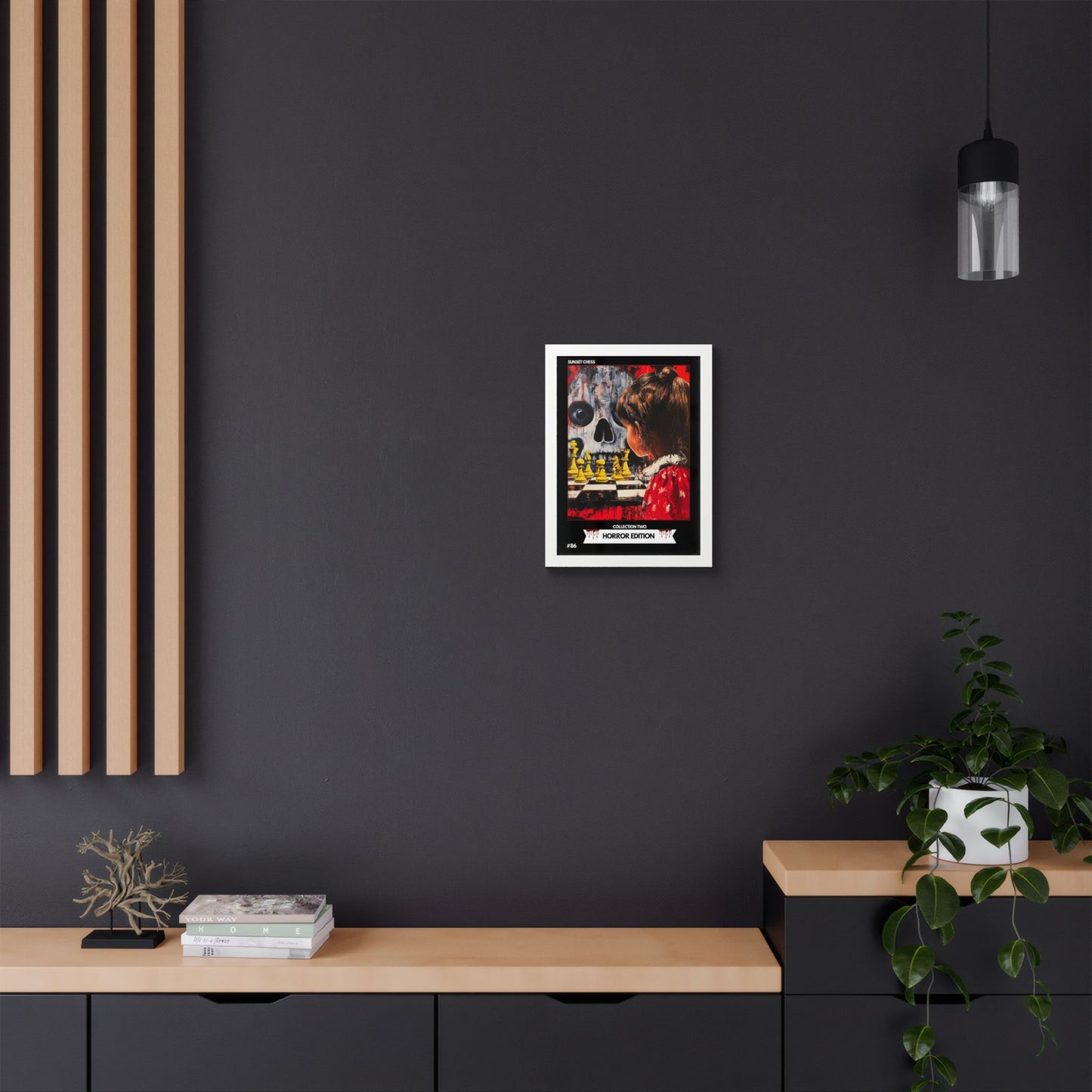 Horror Edition - Collection 2 Card #86 - Sunset Card Poster Framed 12"x16"