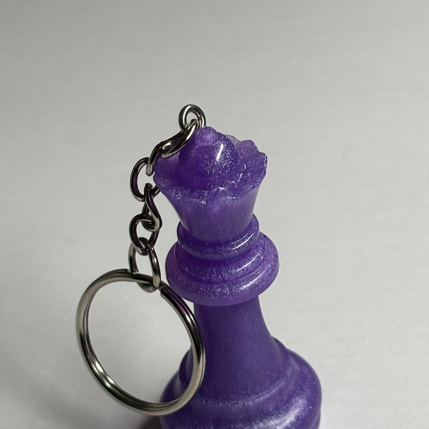 Purple Queen - Handmade Resin Keychain
